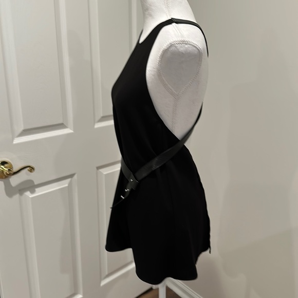 NWT Theory Yvetta Top with Leather Straps - Picture 3 of 16